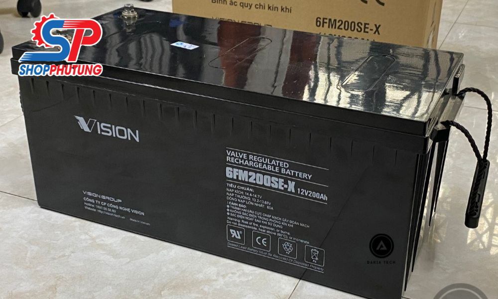 Ắc quy Vision 12V 100Ah 11 Ắc quy Vision 12V 100Ah giá tốt