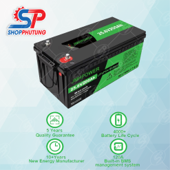 Pin Lithium 24V 200Ah 9 Pin Lithium 24V 200Ah