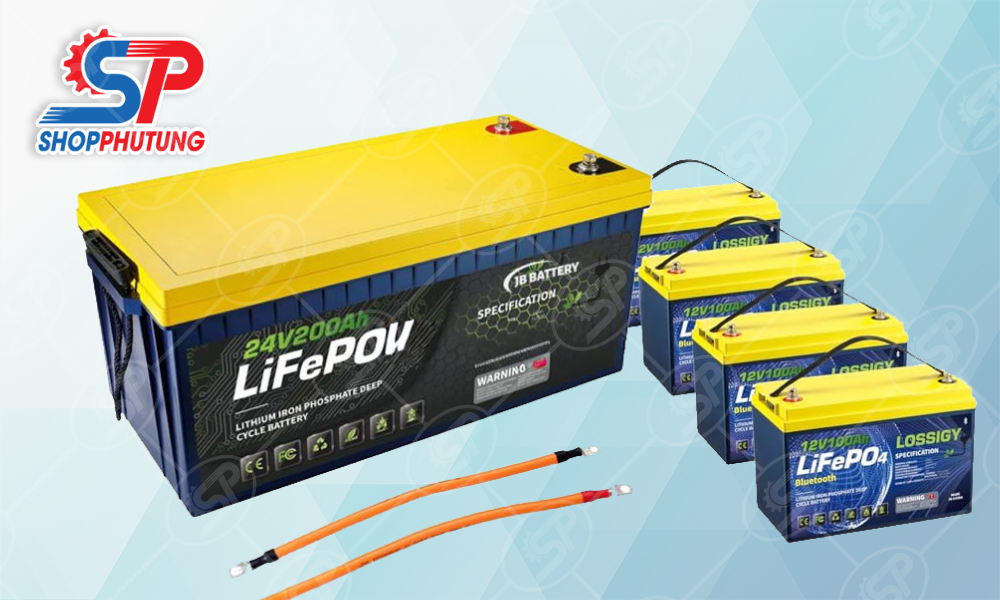 Pin Lithium 24V 200Ah 15 Pin Lithium 24V 200Ah giá tốt