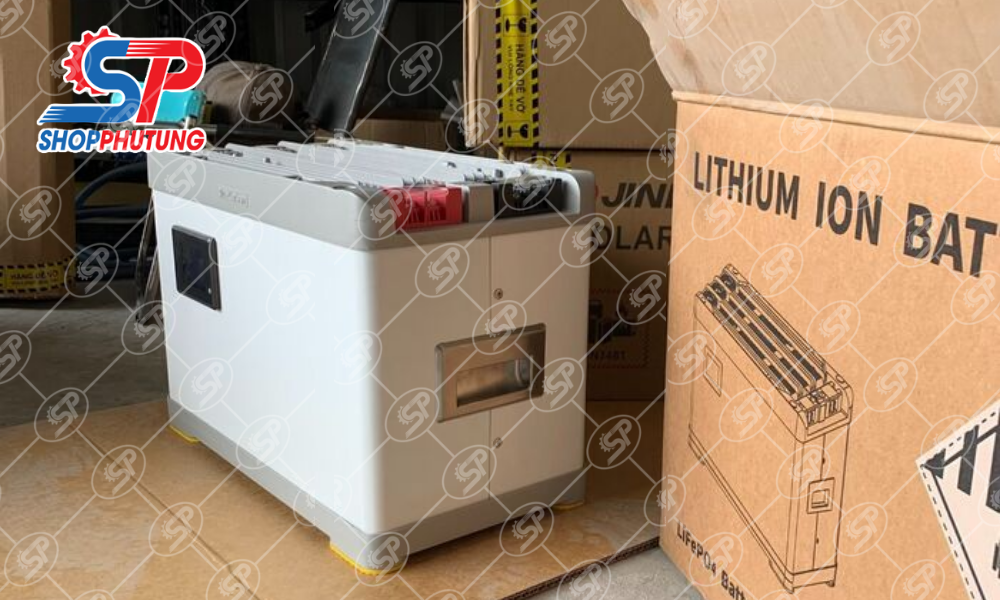 Pin lithium 24V 100Ah 10 Pin lithium 24v 100ah chính hãng