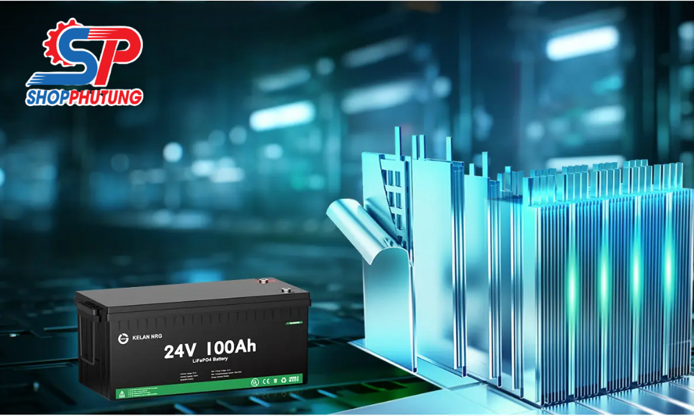 Pin lithium 24V 100Ah 12 Pin lithium 24v 100ah đa dạng các loại