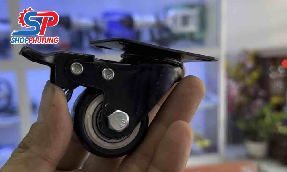 Bánh xe chịu lực có khóa 14 Bánh xe chịu lực có khóa giúp cố định thiết bị an toàn