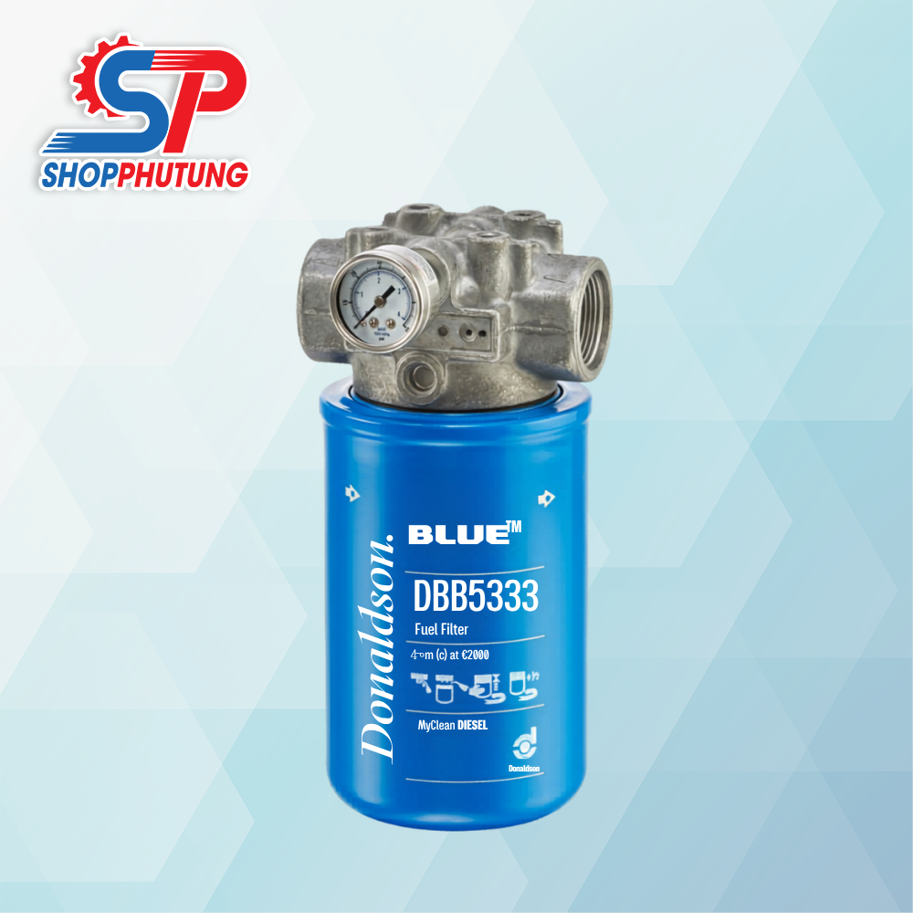 Lọc dầu diesel 4 Lọc nhiên liệu diesel có khả năng giữ lại cặn bẩn, bụi kim loại và hơi nước trước khi nhiên liệu đi vào động cơ
