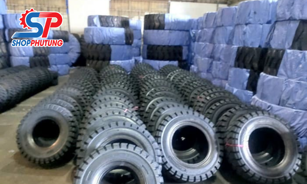 Vỏ xe nâng 15 Vỏ xe nâng bền chắc giúp tối ưu hiệu suất vận hành