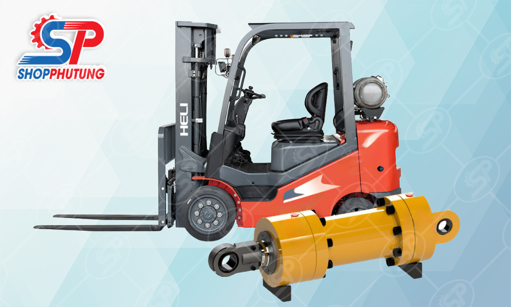 Xi lanh thuỷ lực xe nâng 10 Xi lanh thuỷ lực xe nâng