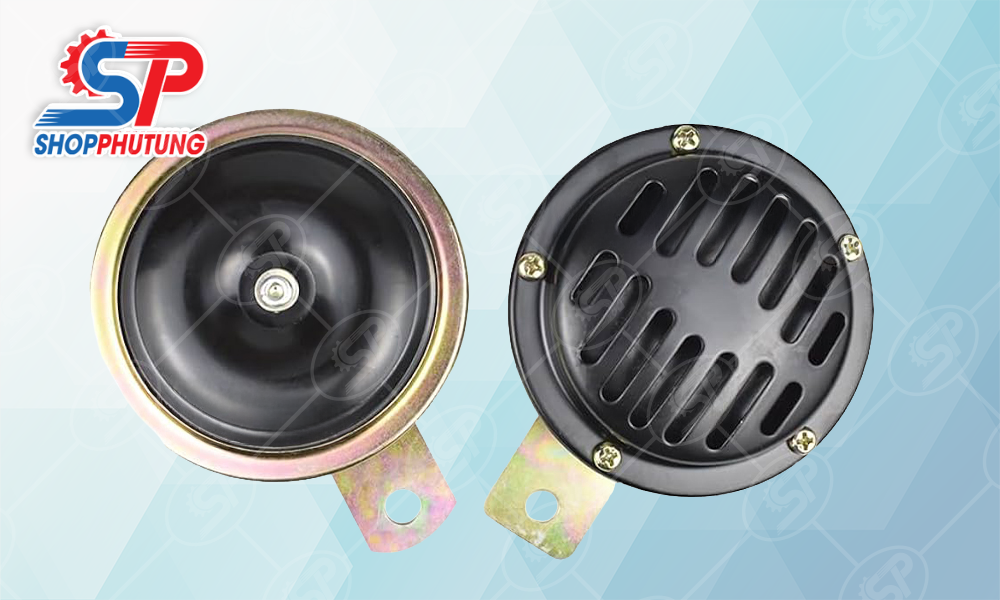 Còi xe nâng 18 Mặt trước và mặt sau của còi cảnh báo xe nâng